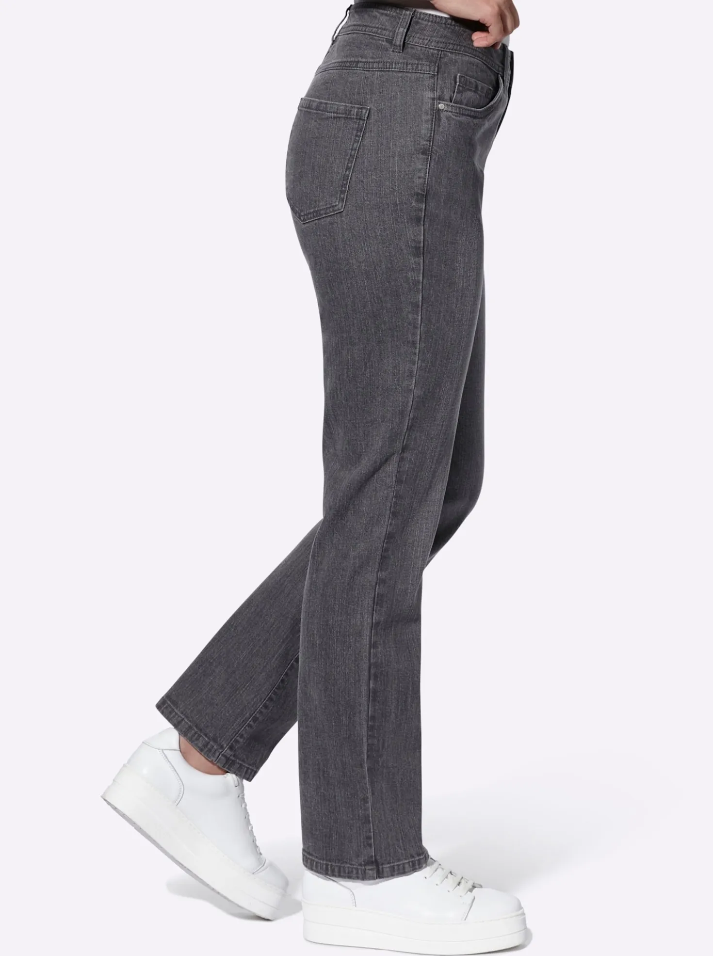 5-Pocket-Jeans mit lässig weiten Beinen