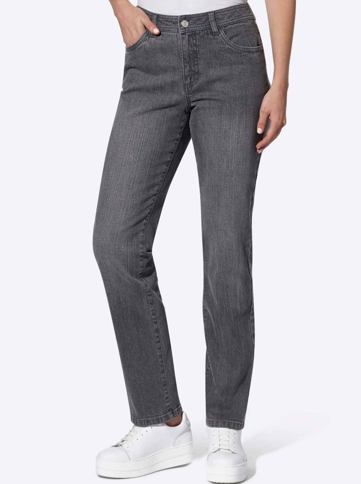5-Pocket-Jeans mit lässig weiten Beinen
