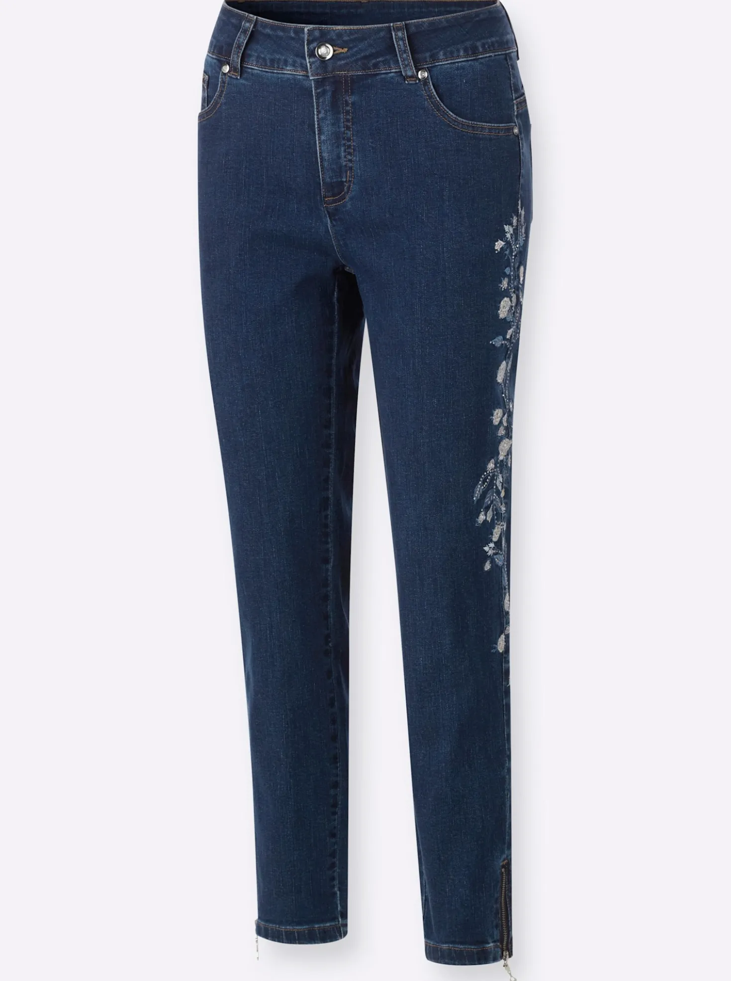 5-Pocket-Jeans mit Push-up-Effekt