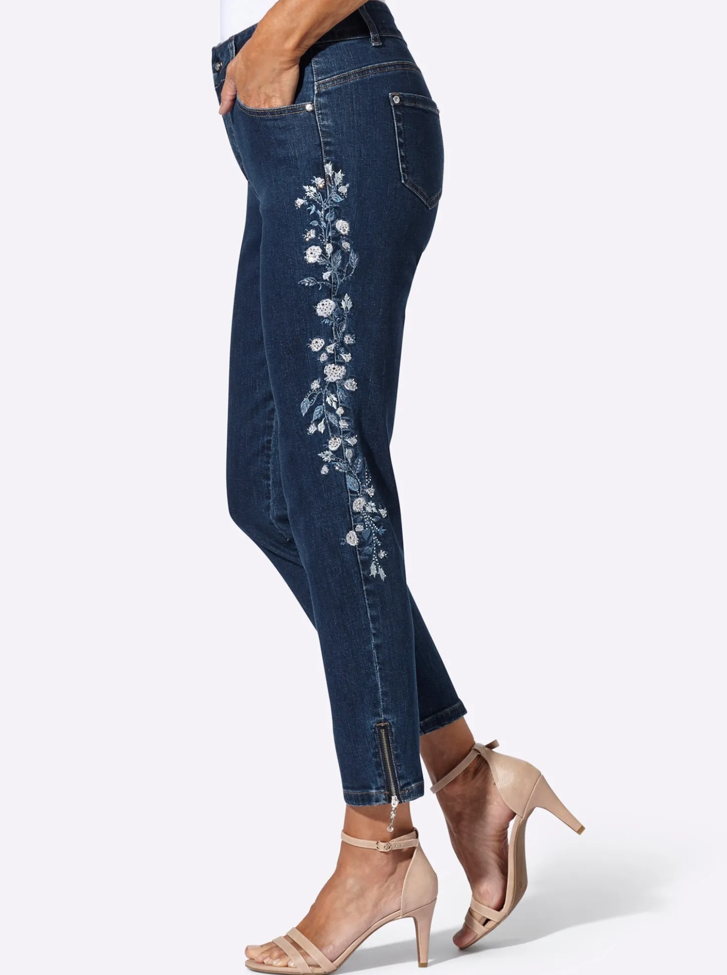 5-Pocket-Jeans mit Push-up-Effekt
