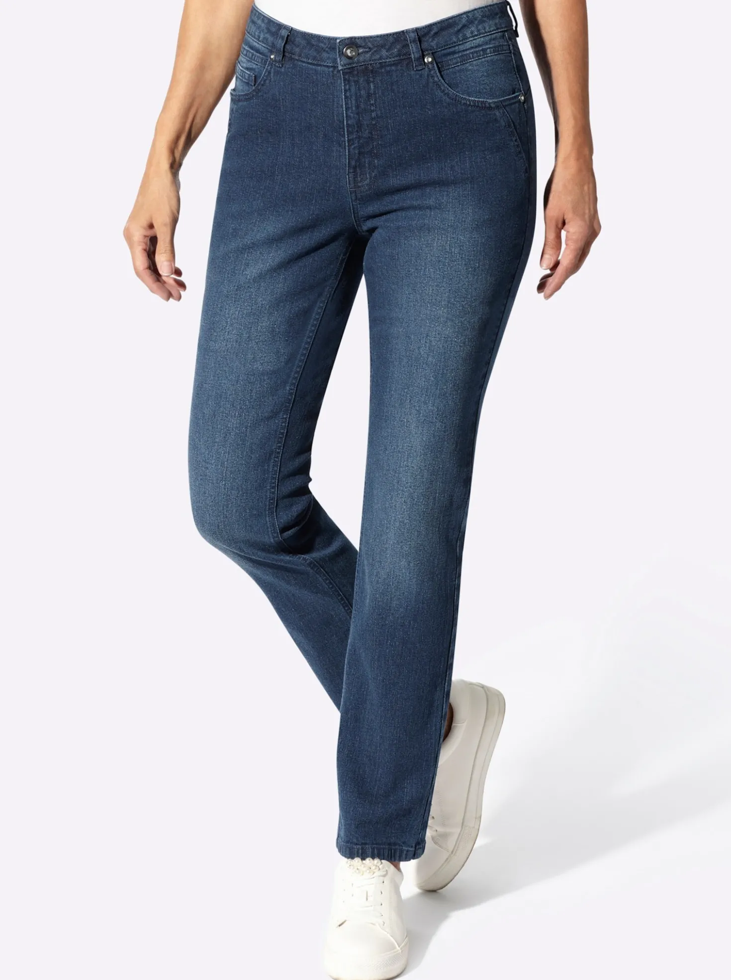 5-Pocket-Jeans mit Push-up-Effekt