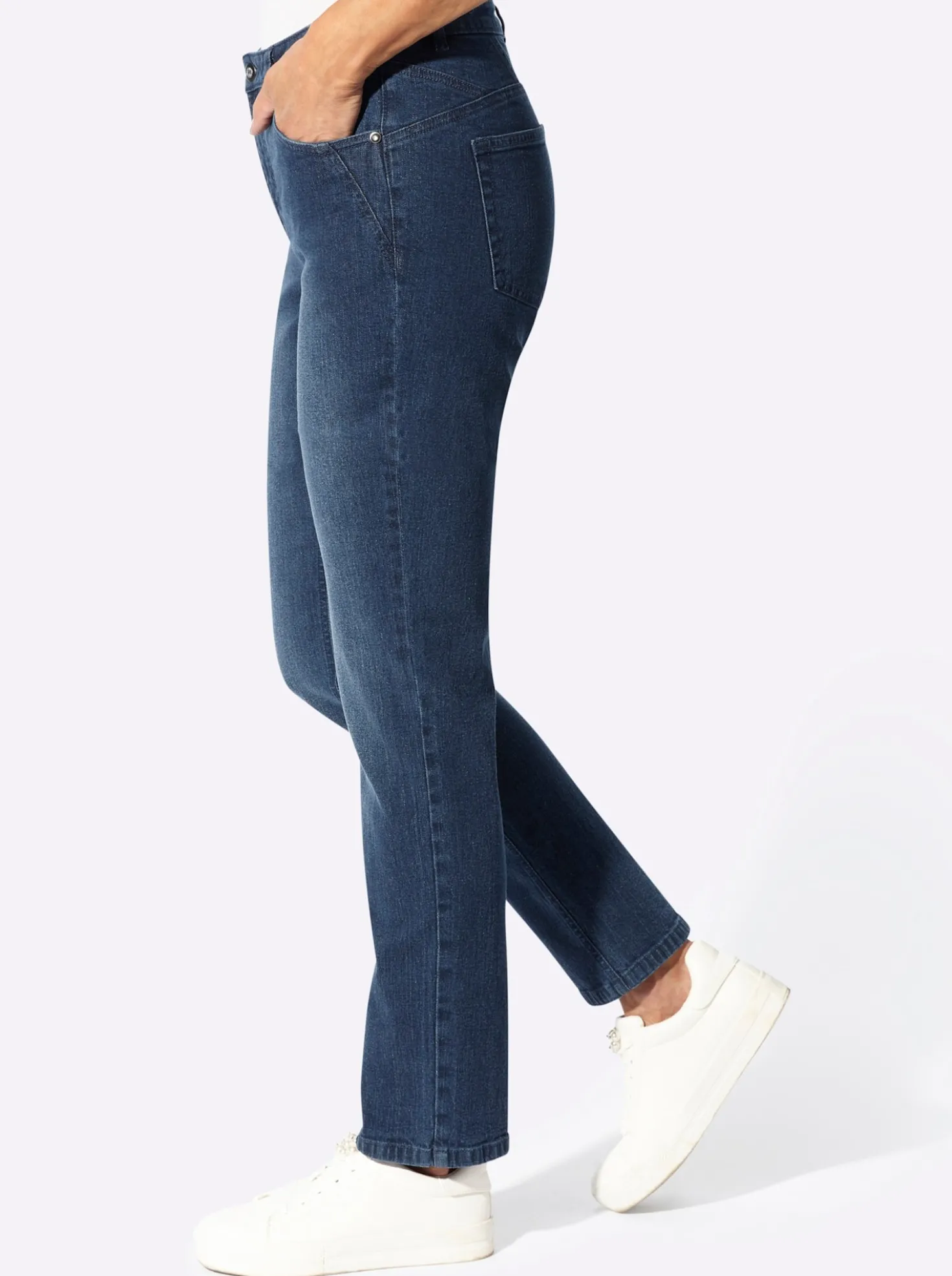5-Pocket-Jeans mit Push-up-Effekt