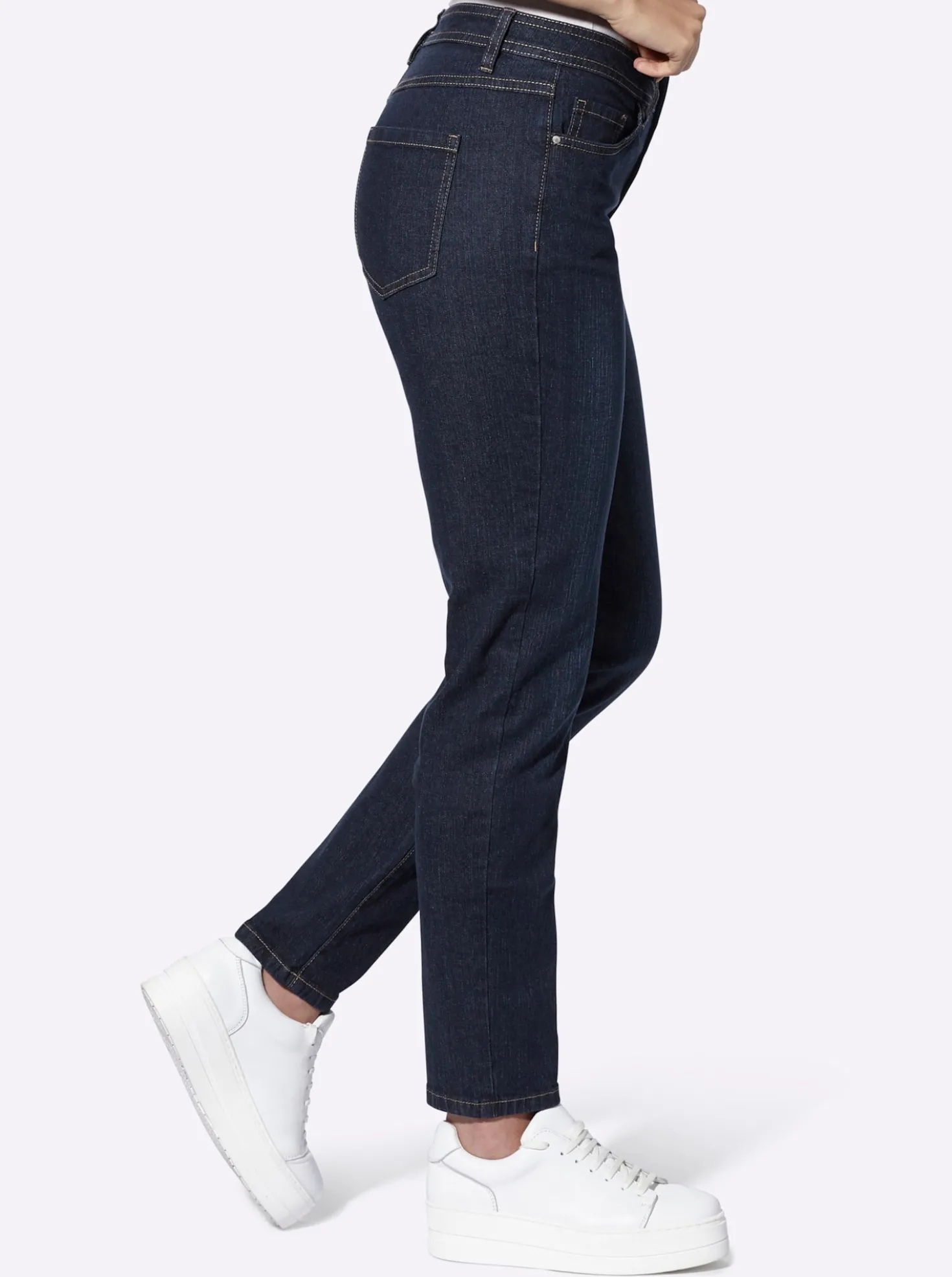 5-Pocket-Jeans mit schmalen Beinen