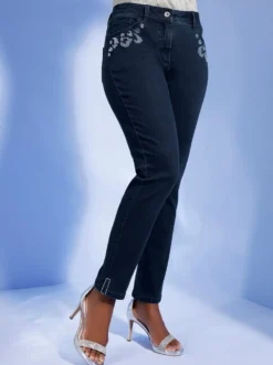 5-Pocket-Jeans mit Shaping-Effekt