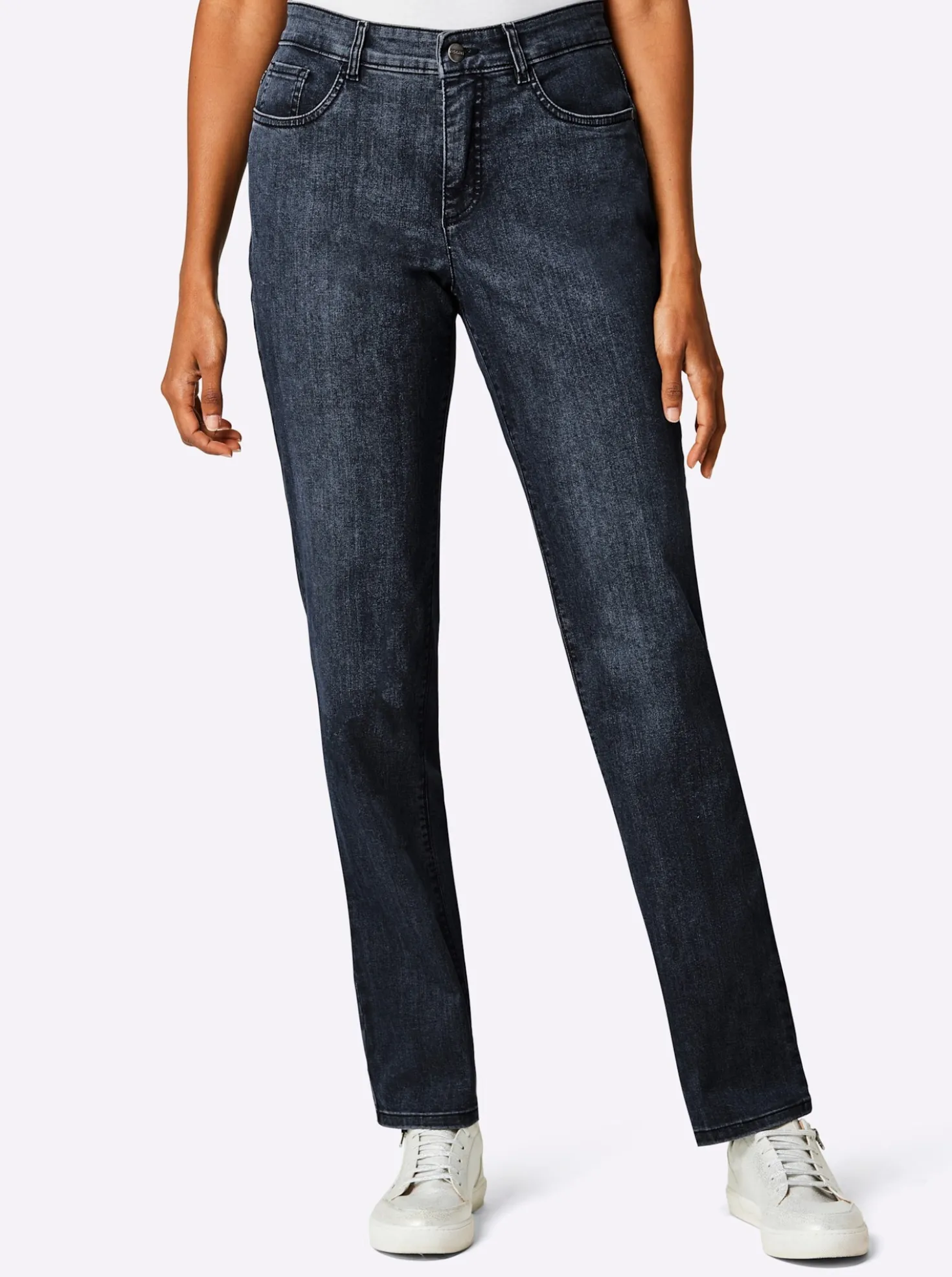 5-Pocket-Jeans mit Softtouch-Oberfläche