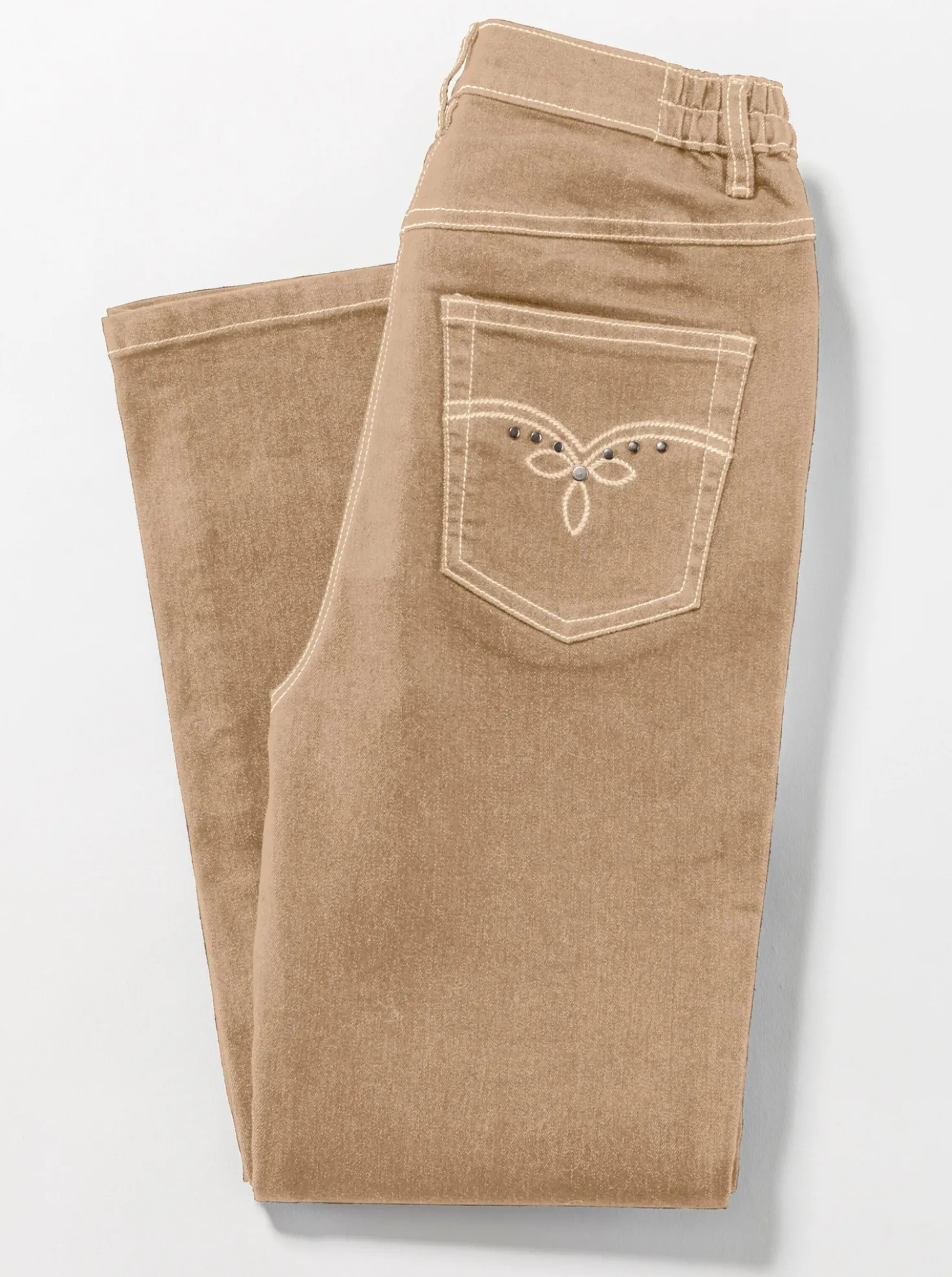 5-Pocket-Jeans mit Stickerei-Motiv
