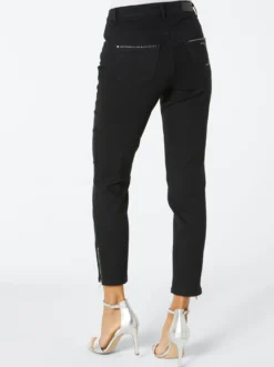 5-Pocket-Jeans mit Strass-Applikation