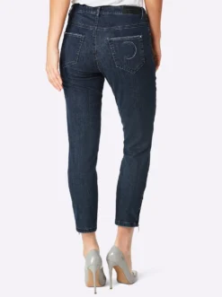 5-Pocket-Jeans mit Strass-Applikation