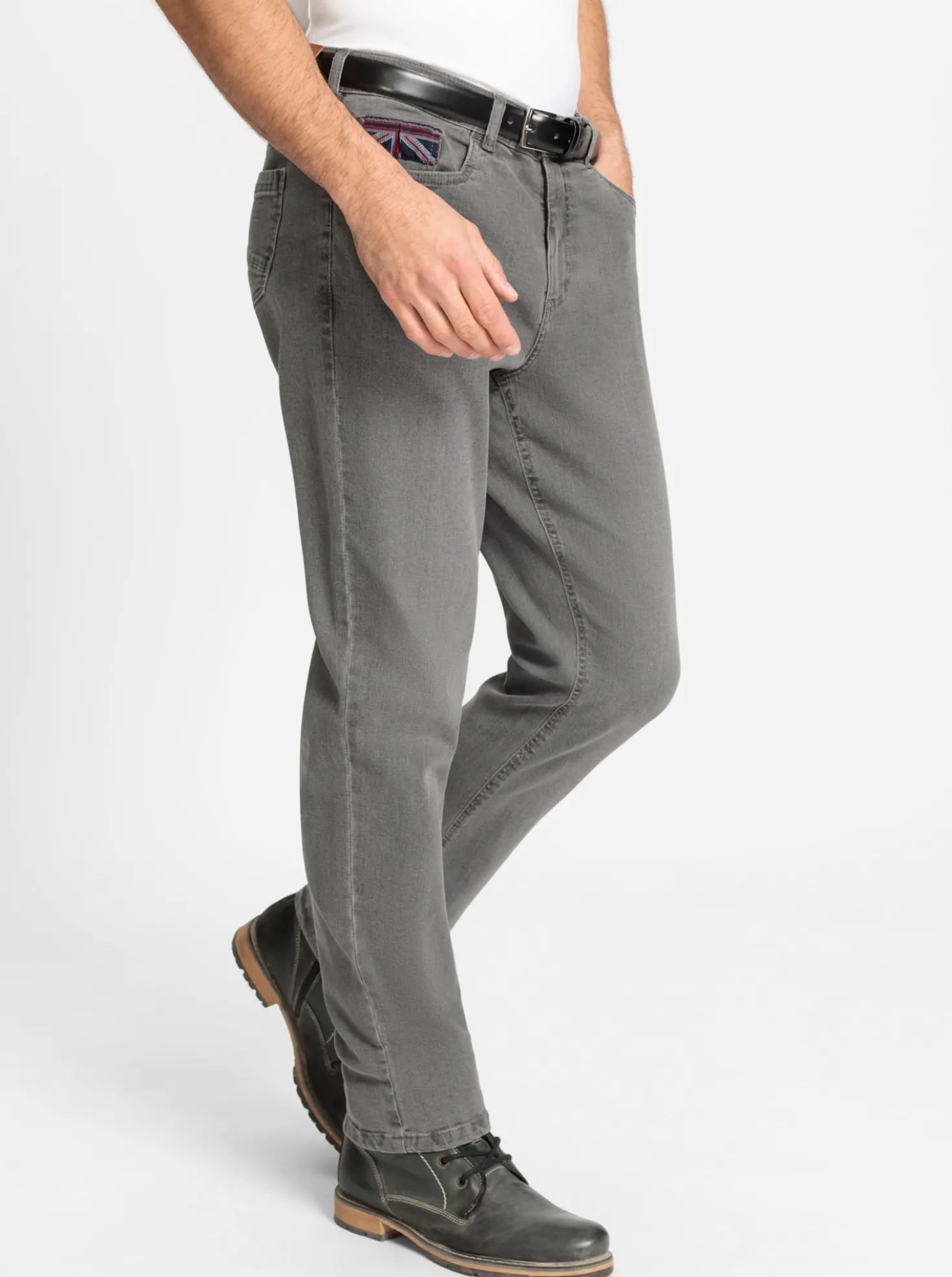 5-Pocket-Jeans mit Used-Effekt