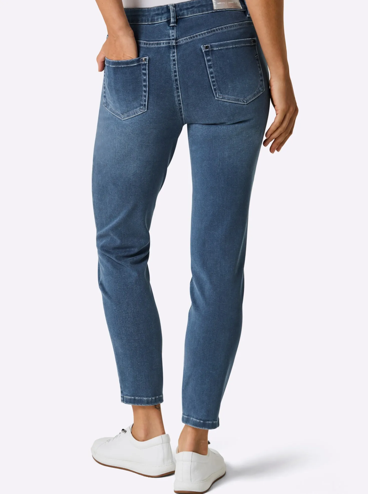 5-Pocket-Jeans mit weichem Griff