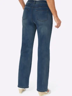 5-Pocket-Jeans mit weitem Bein
