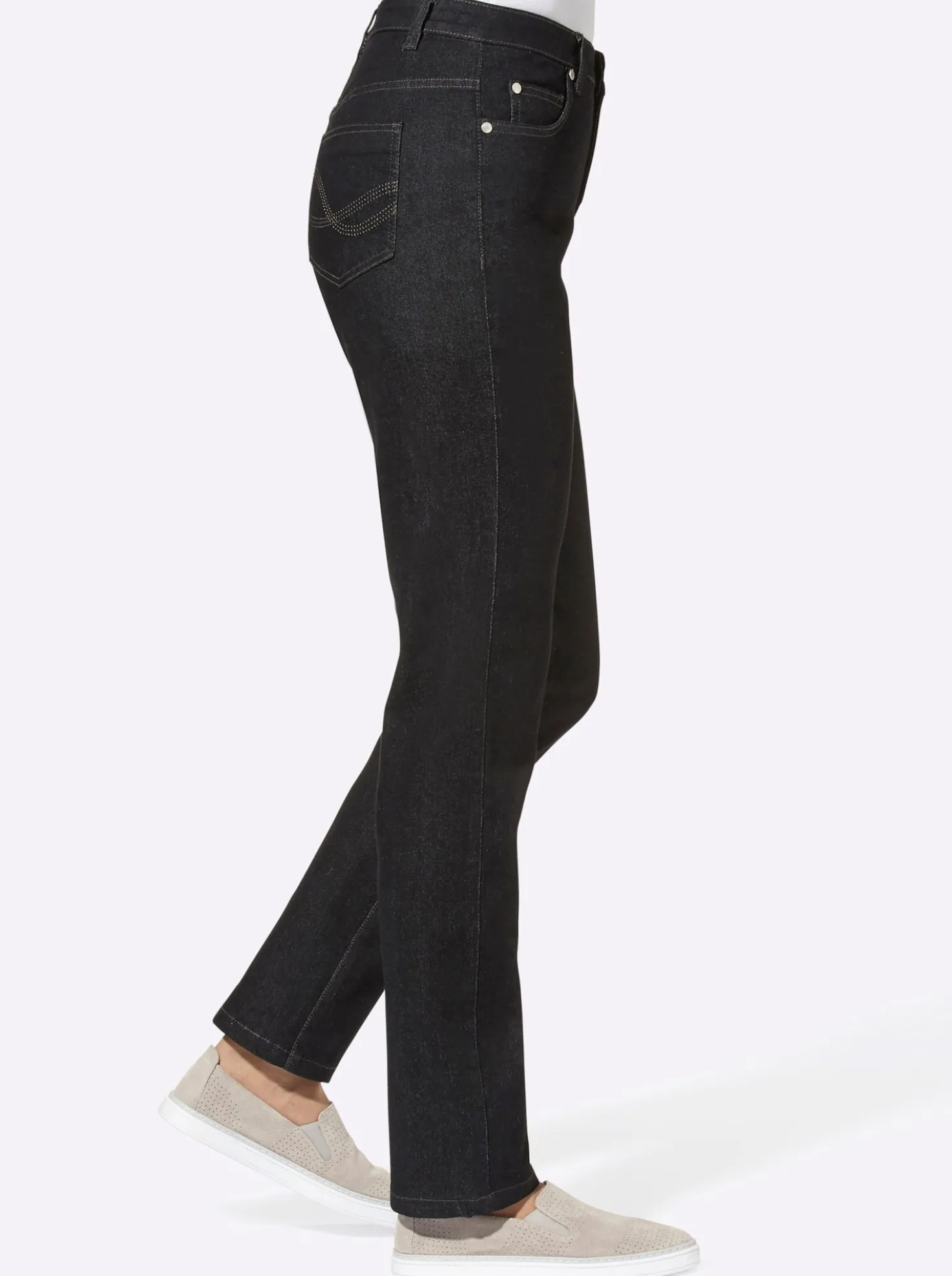 5-Pocket-Jeans , passgenau dank Stretch