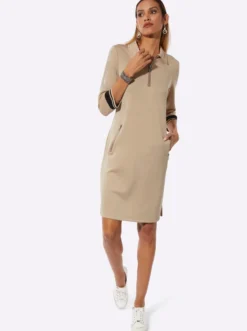 Polokleid im hochwertigen Modal-Mix