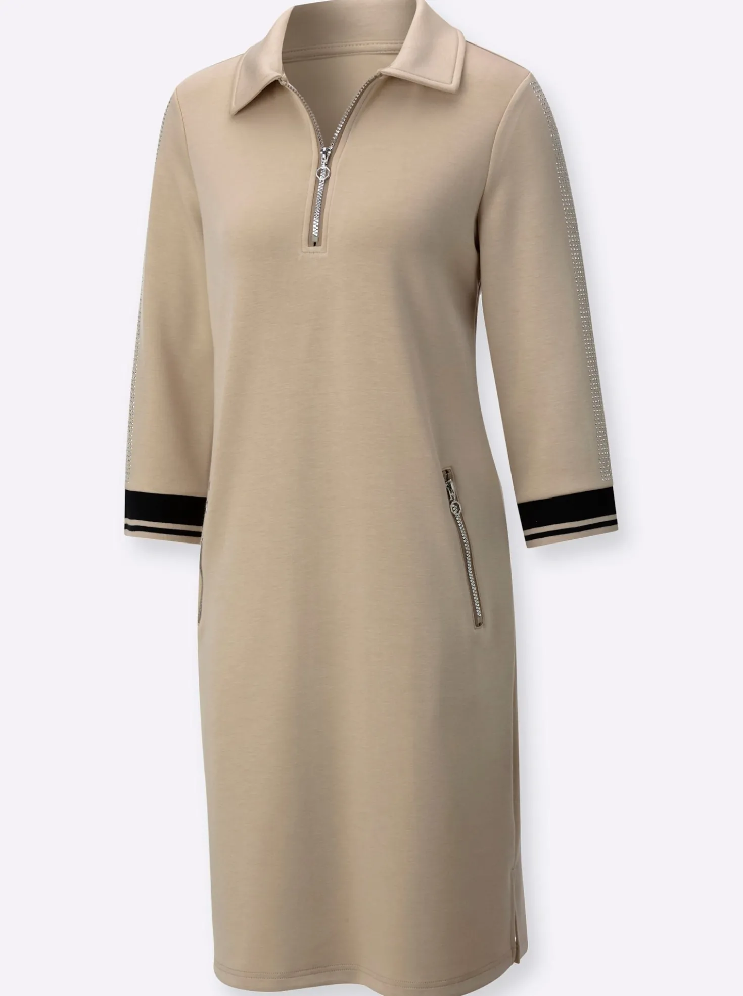 Polokleid im hochwertigen Modal-Mix