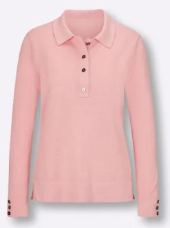 Polopullover aus mercerisierter Baumwolle