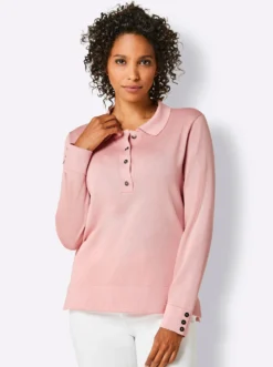Polopullover aus mercerisierter Baumwolle