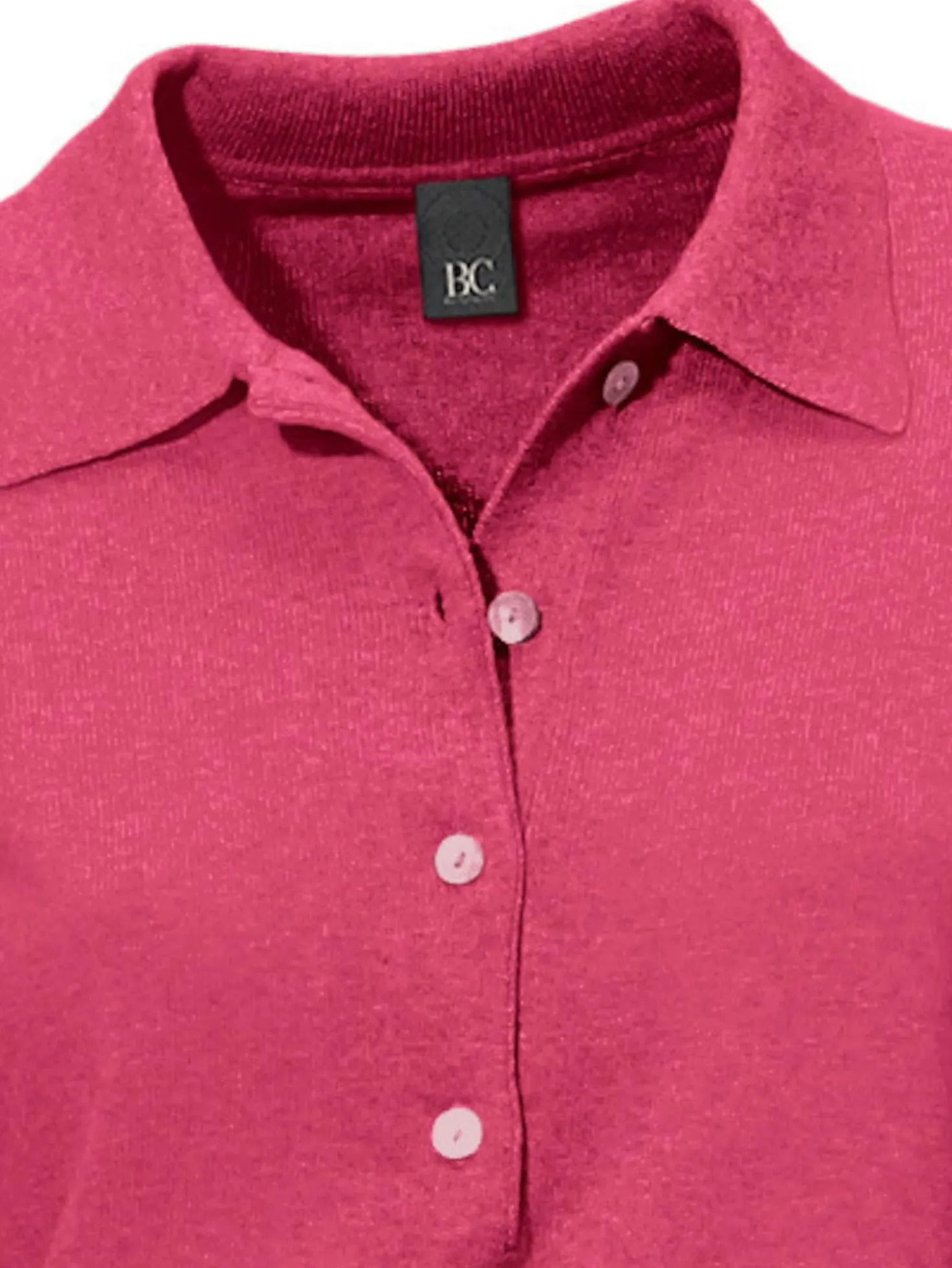 Polopullover mit Knopfleiste