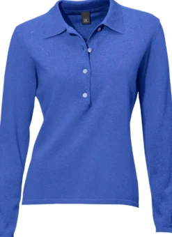 Polopullover mit Knopfleiste