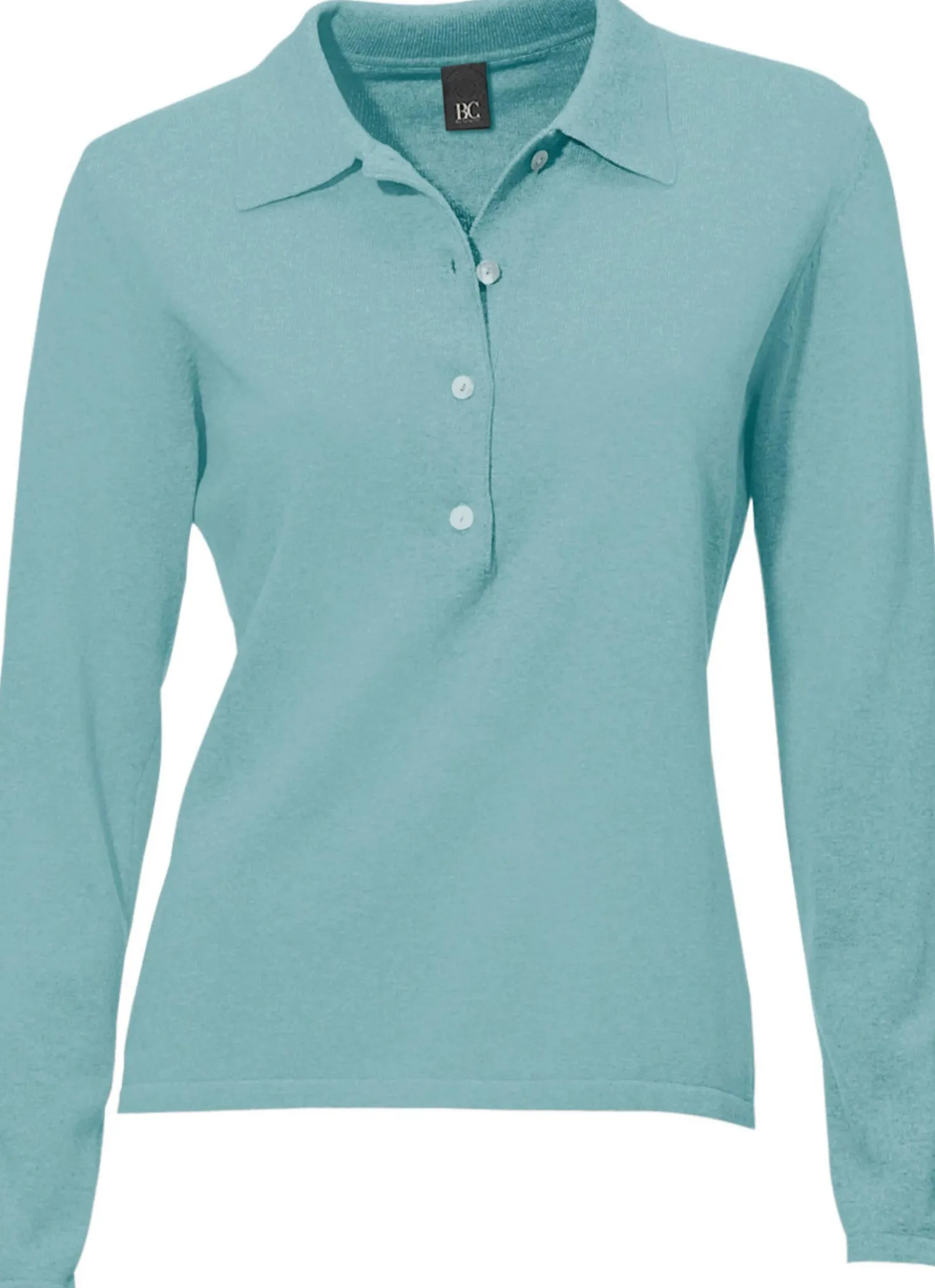 Polopullover mit Knopfleiste