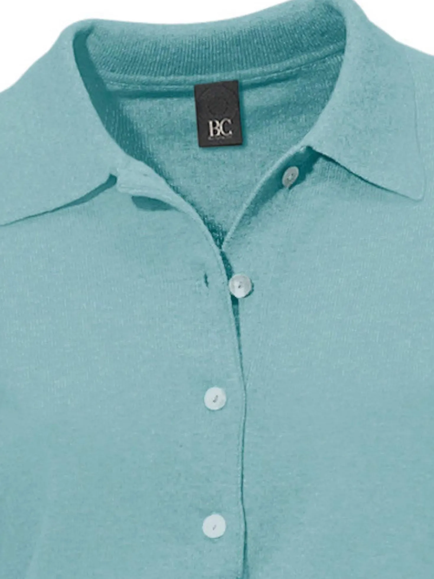 Polopullover mit Knopfleiste