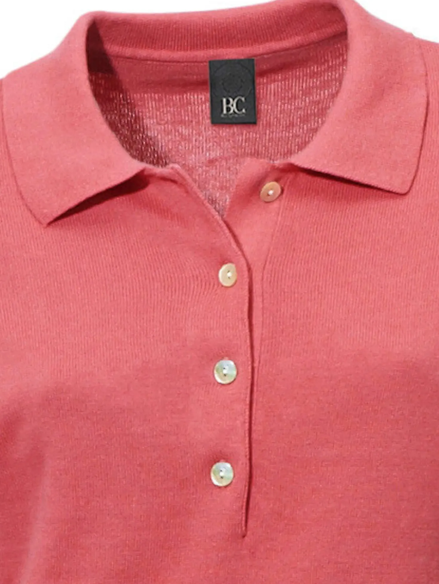 Polopullover mit Knopfleiste
