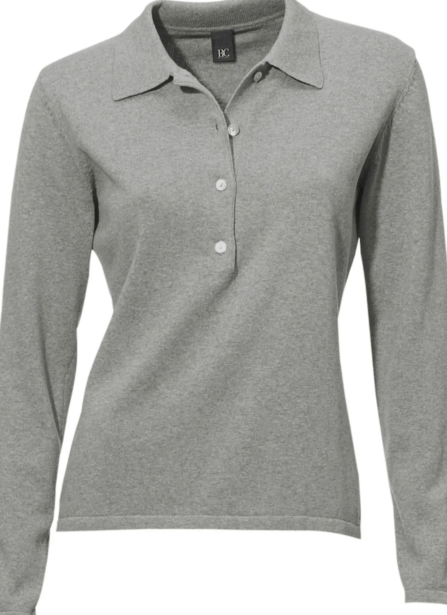 Polopullover mit Knopfleiste