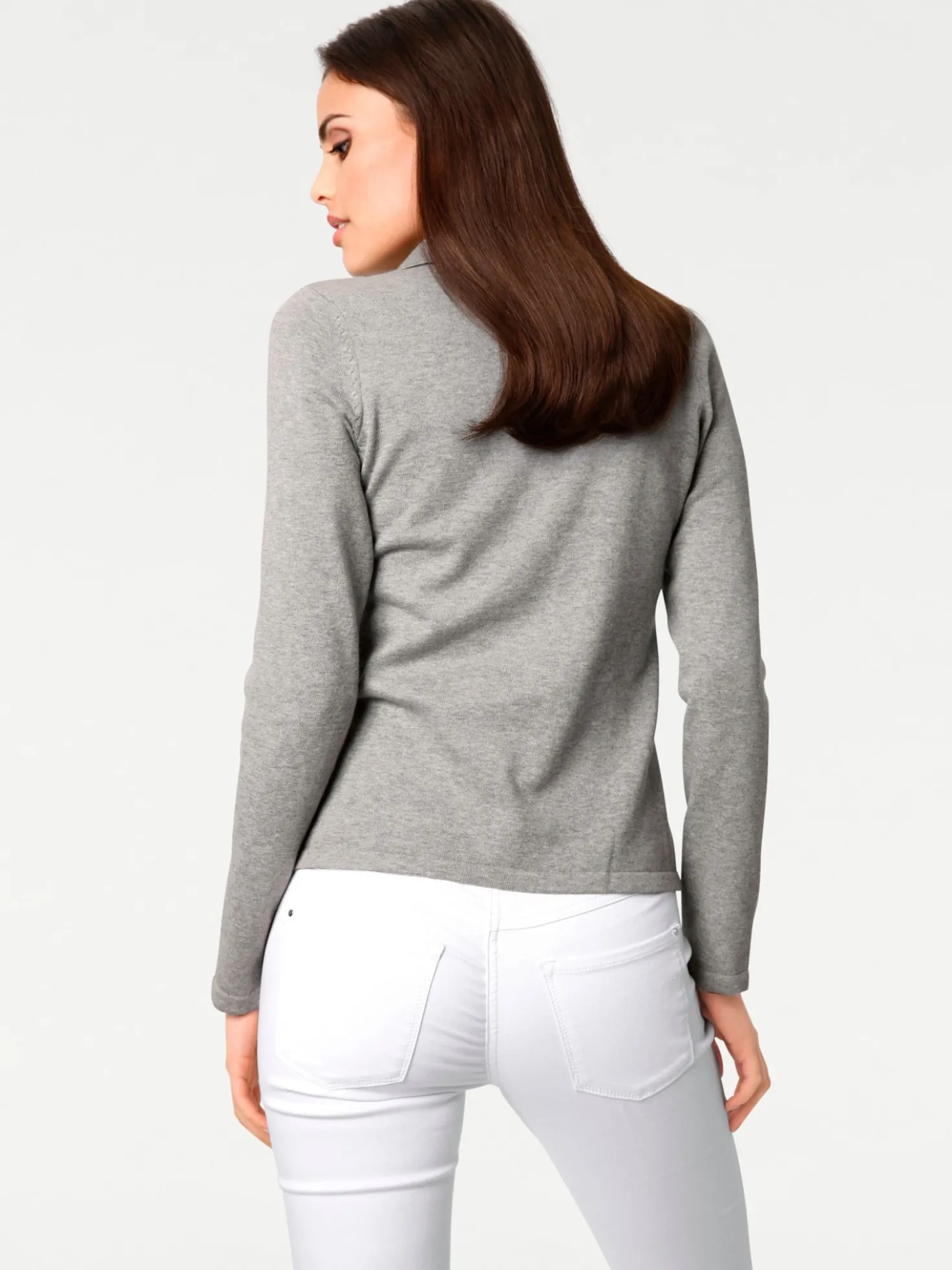 Polopullover mit Knopfleiste