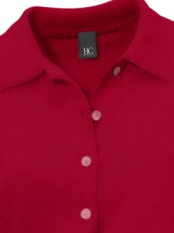 Polopullover mit Knopfleiste