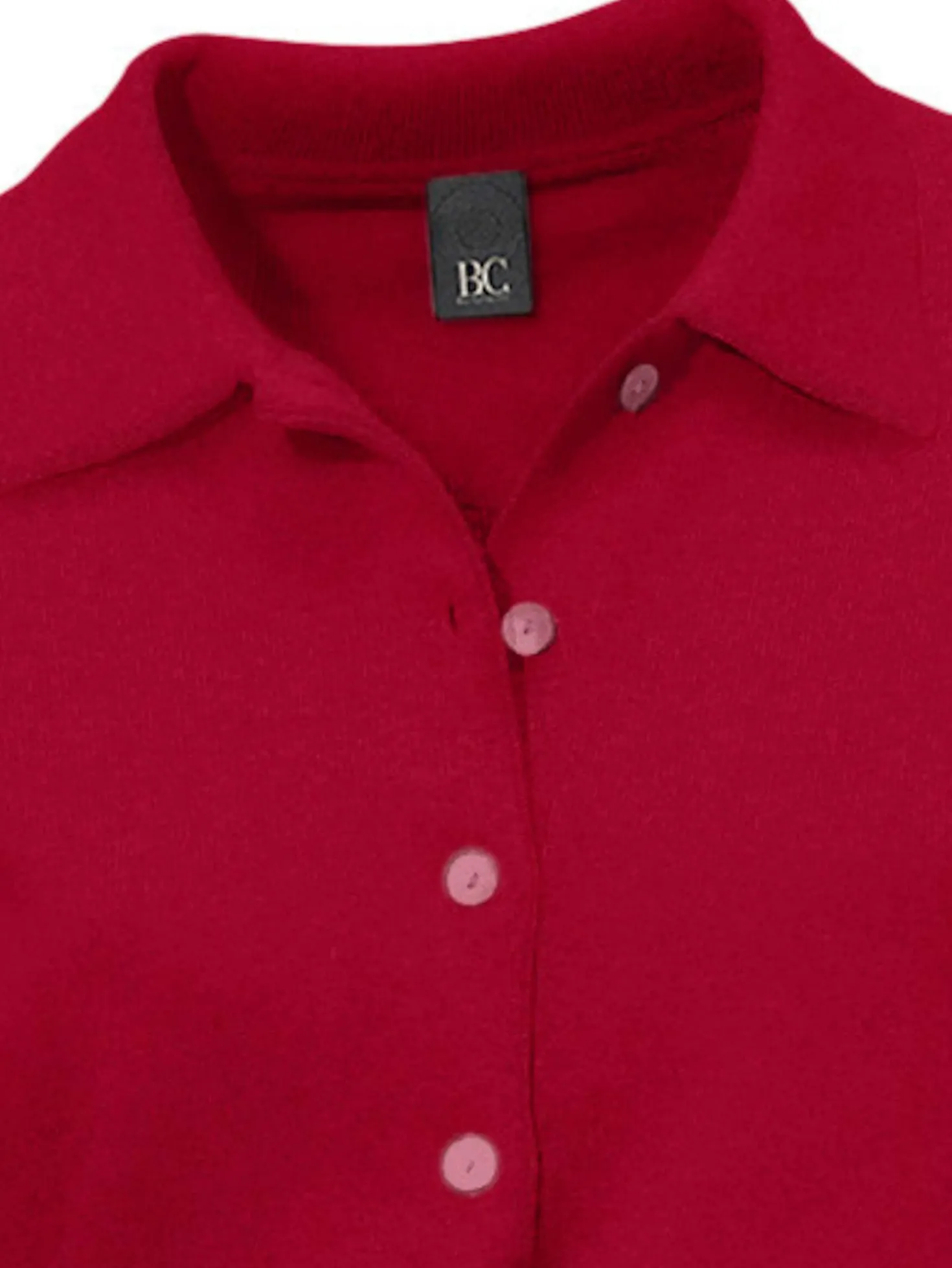 Polopullover mit Knopfleiste