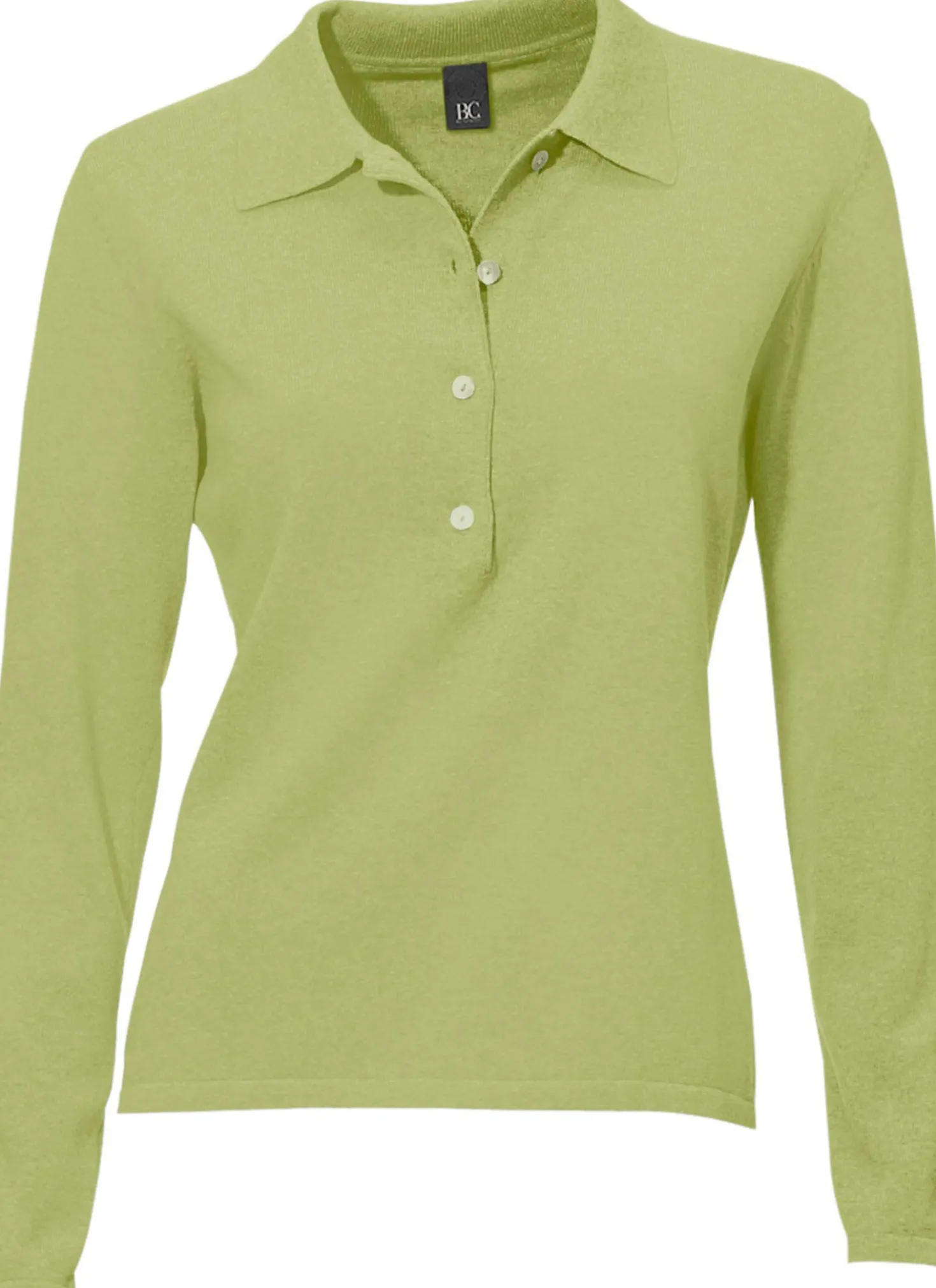 Polopullover mit Knopfleiste