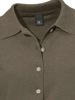 Polopullover mit Knopfleiste