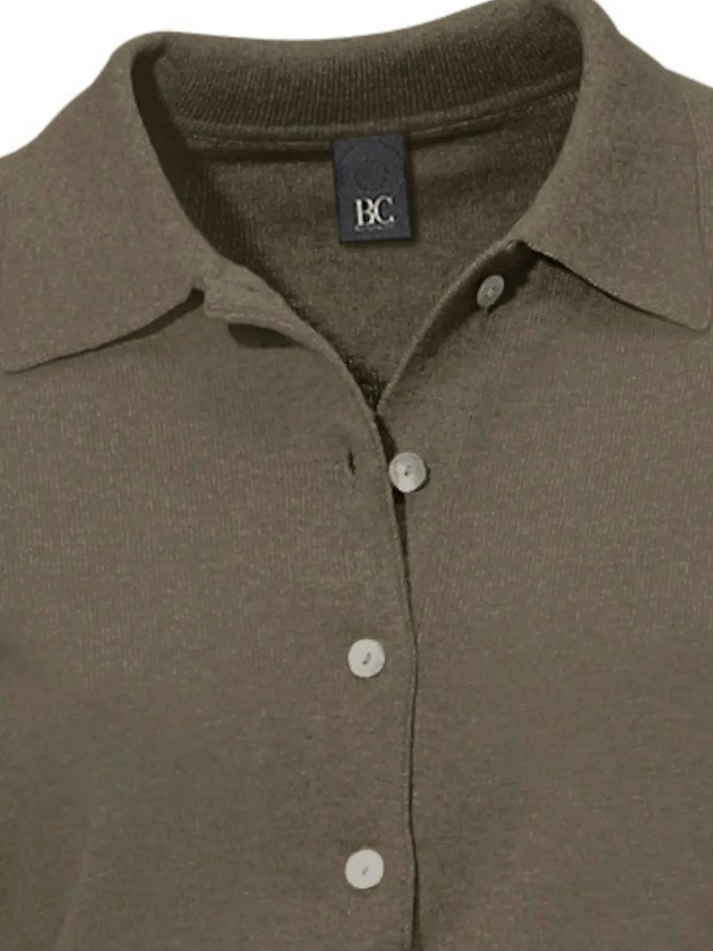 Polopullover mit Knopfleiste