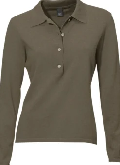 Polopullover mit Knopfleiste