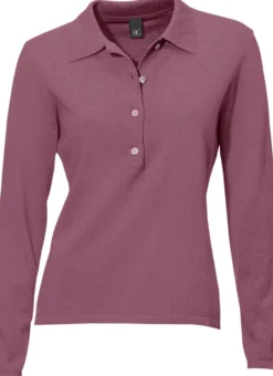 Polopullover mit Knopfleiste