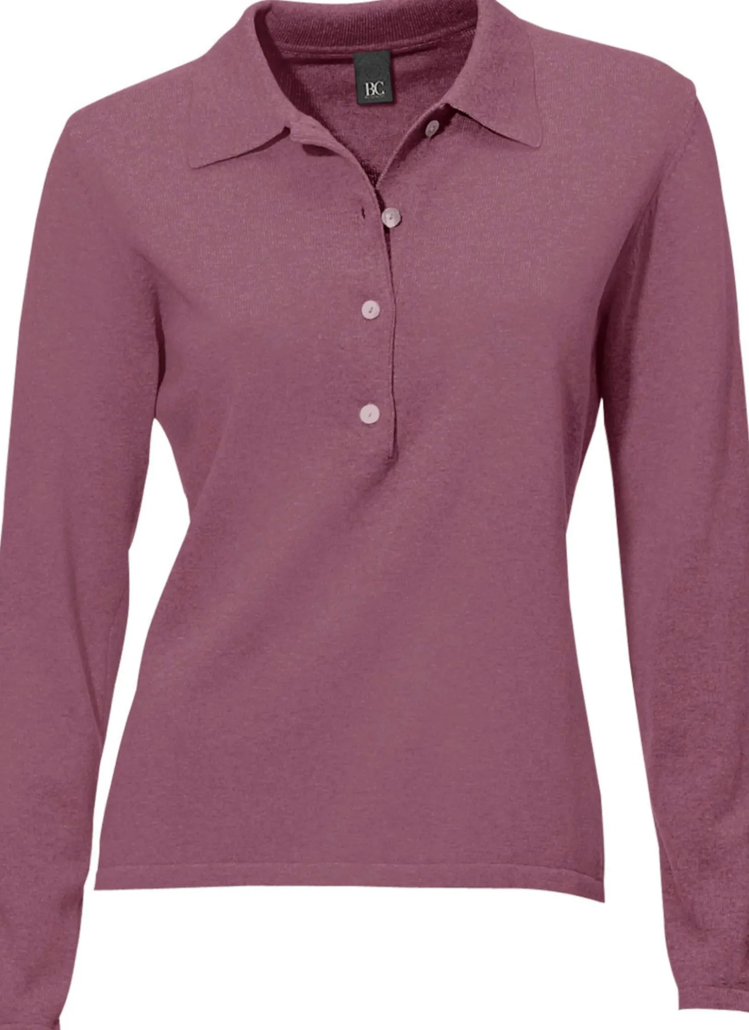 Polopullover mit Knopfleiste