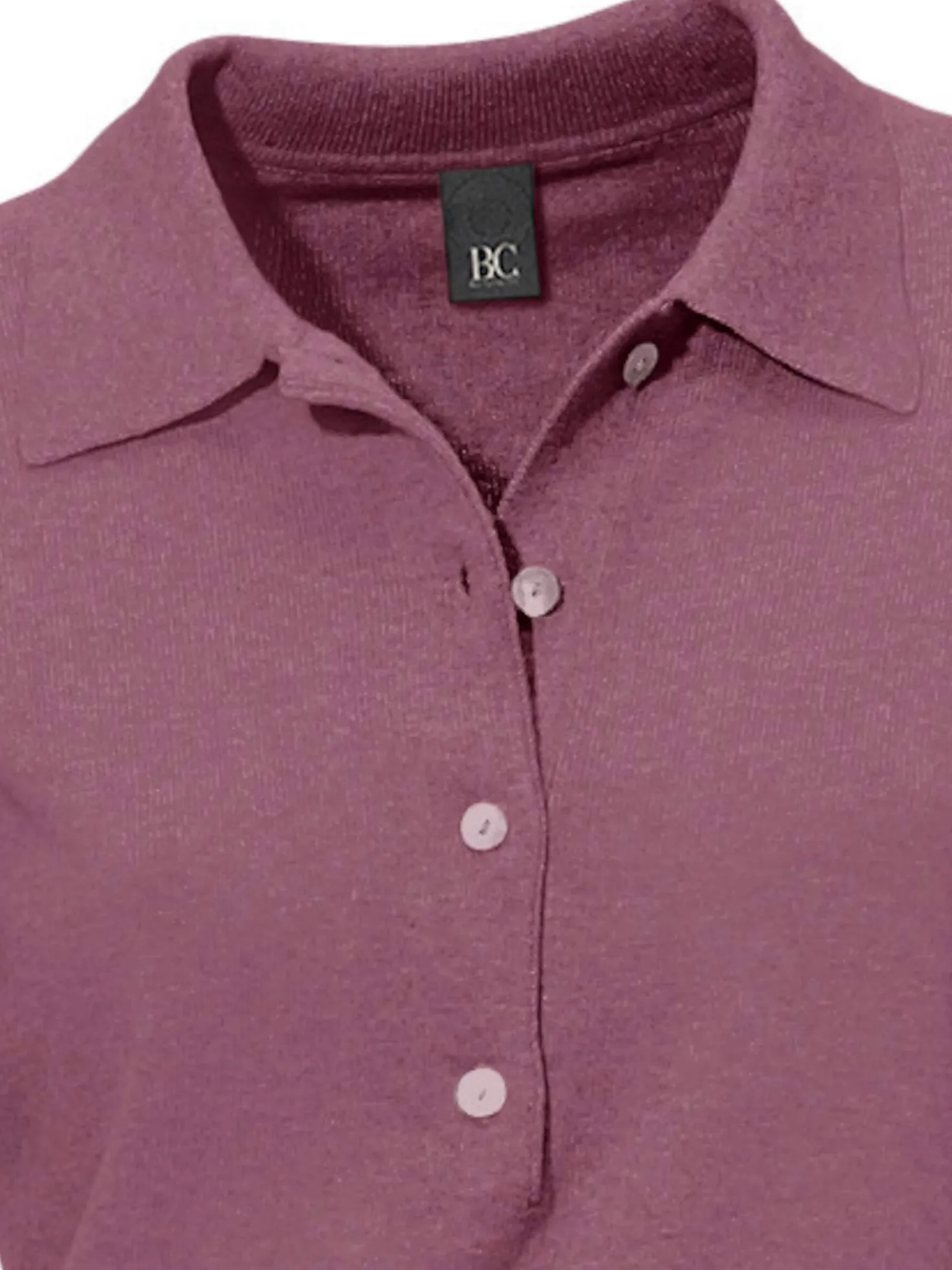 Polopullover mit Knopfleiste