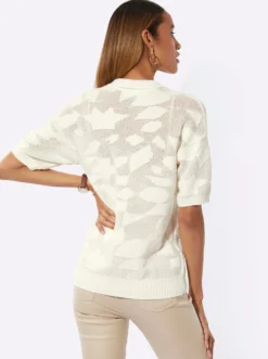 Polopullover mit Rippabschlüssen
