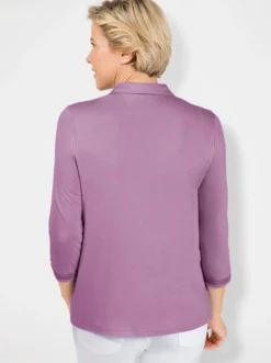 Poloshirt mit Biesen-Verzierung
