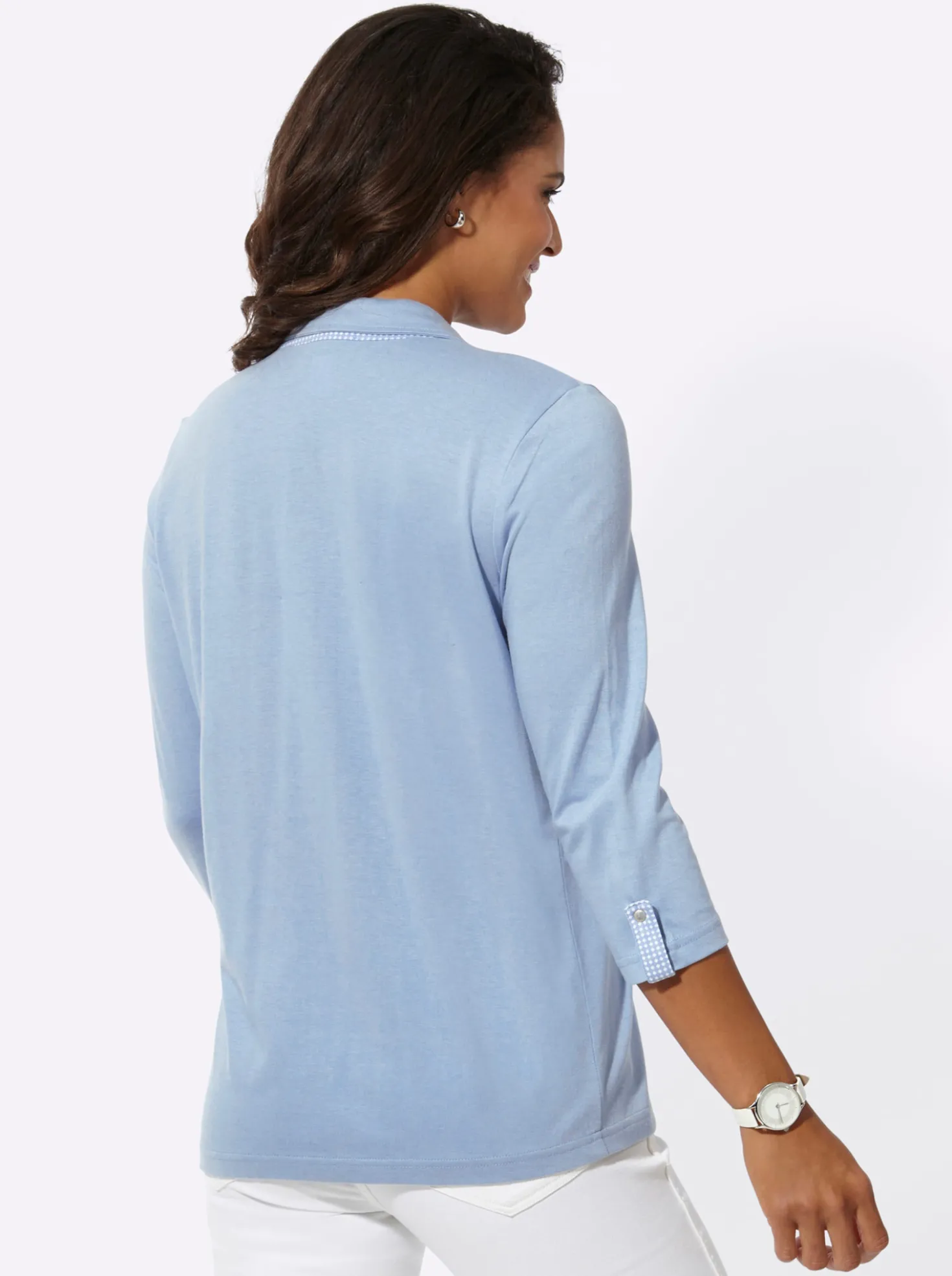 Poloshirt mit Druckknopfleiste