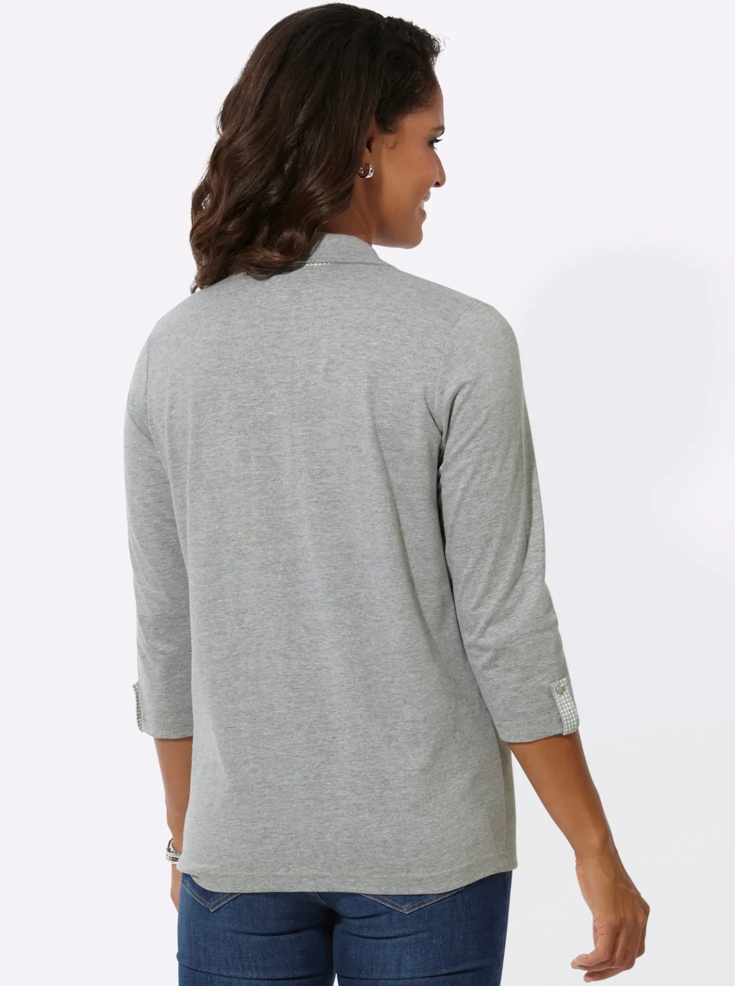 Poloshirt mit Druckknopfleiste