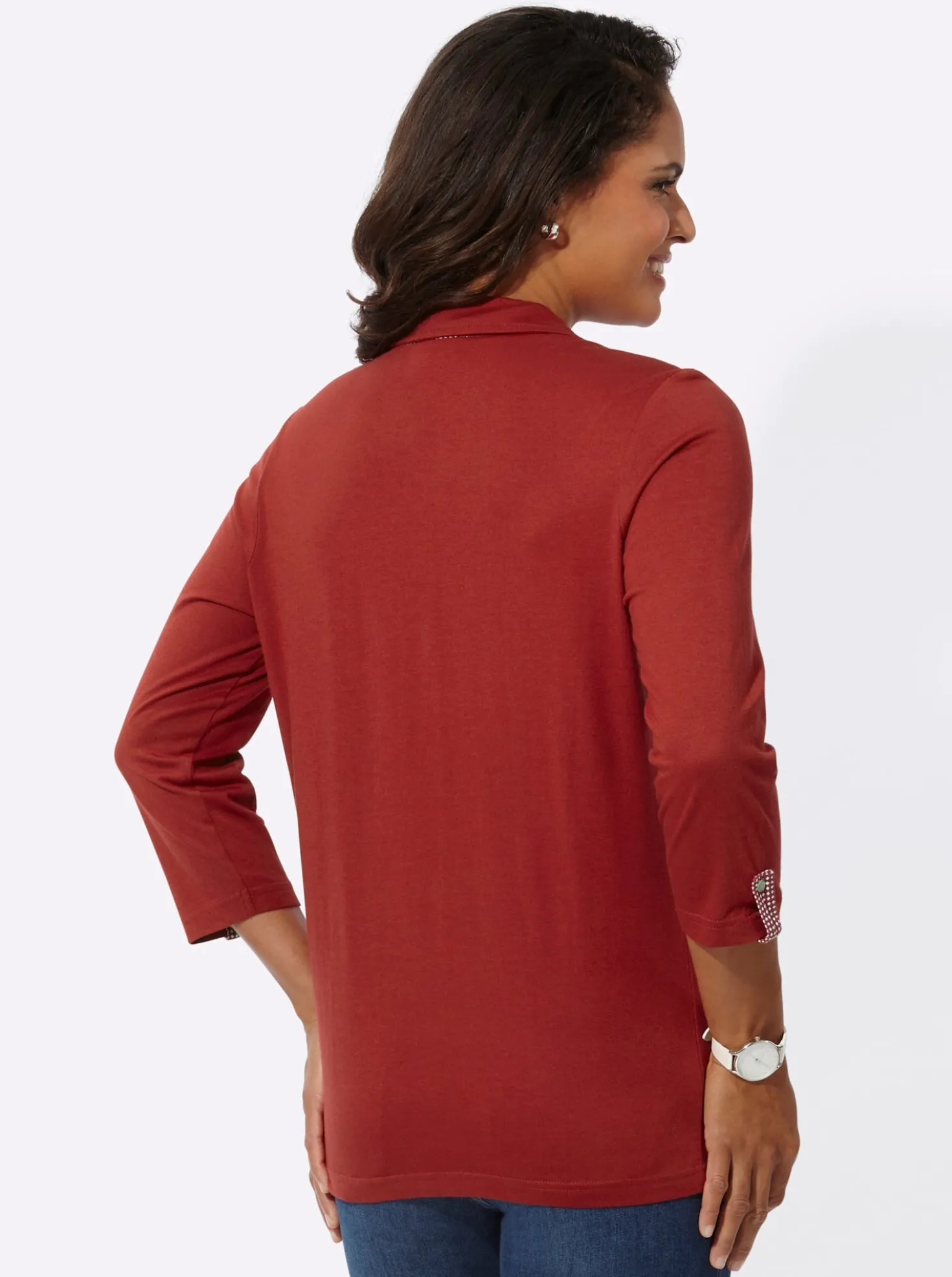 Poloshirt mit Druckknopfleiste