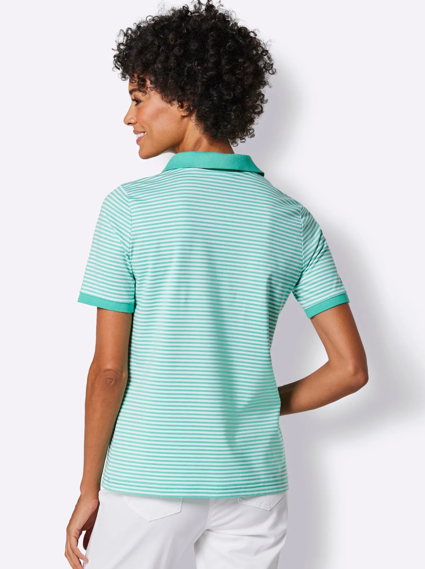 Poloshirt mit Druckknöpfen