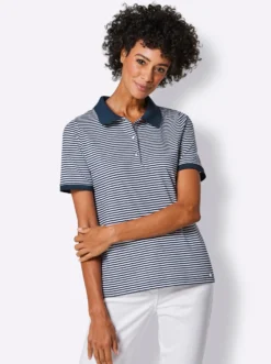 Poloshirt mit Druckknöpfen