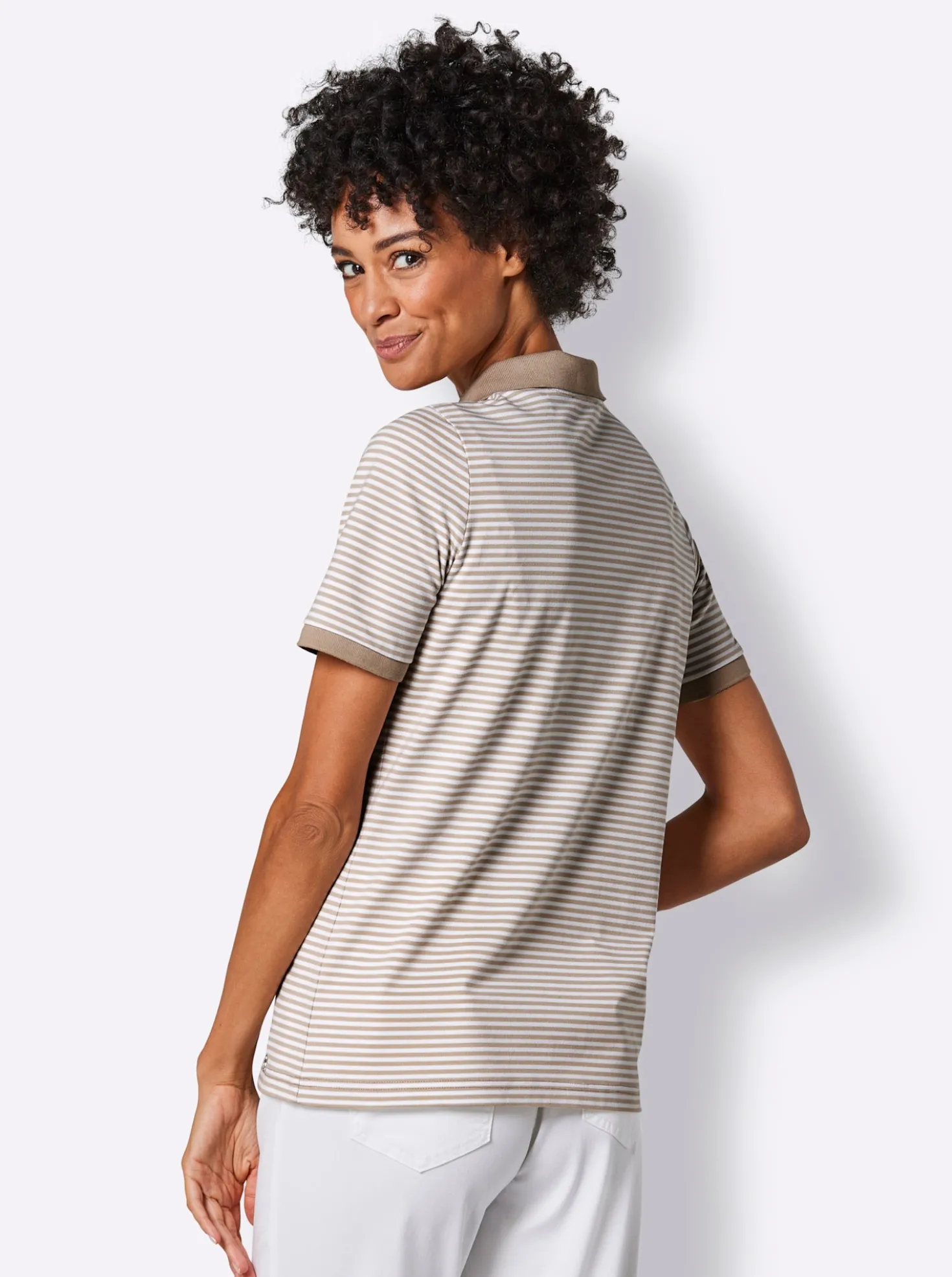 Poloshirt mit Druckknöpfen