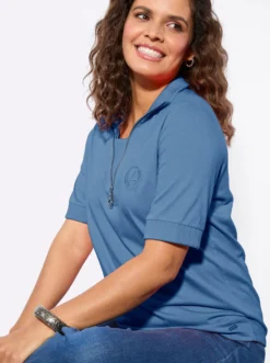 Poloshirt mit 2-in-1-Optik