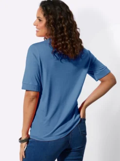 Poloshirt mit 2-in-1-Optik