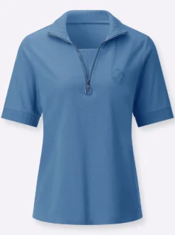 Poloshirt mit 2-in-1-Optik