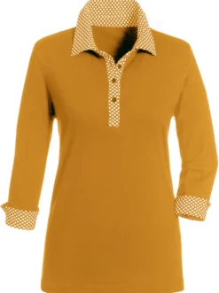 Poloshirt mit Kontrast-Akzenten