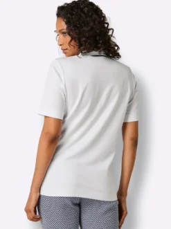 Poloshirt mit Kontrast-Details