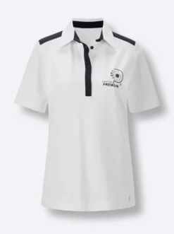 Poloshirt mit Kontrast-Details